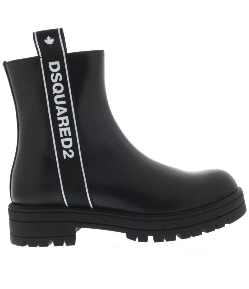 Dsquared2 Gaucho Nero Boots Maat 38 (valt als 39) Origineel, Ophalen, Zwart, Lage of Enkellaarzen, Zo goed als nieuw