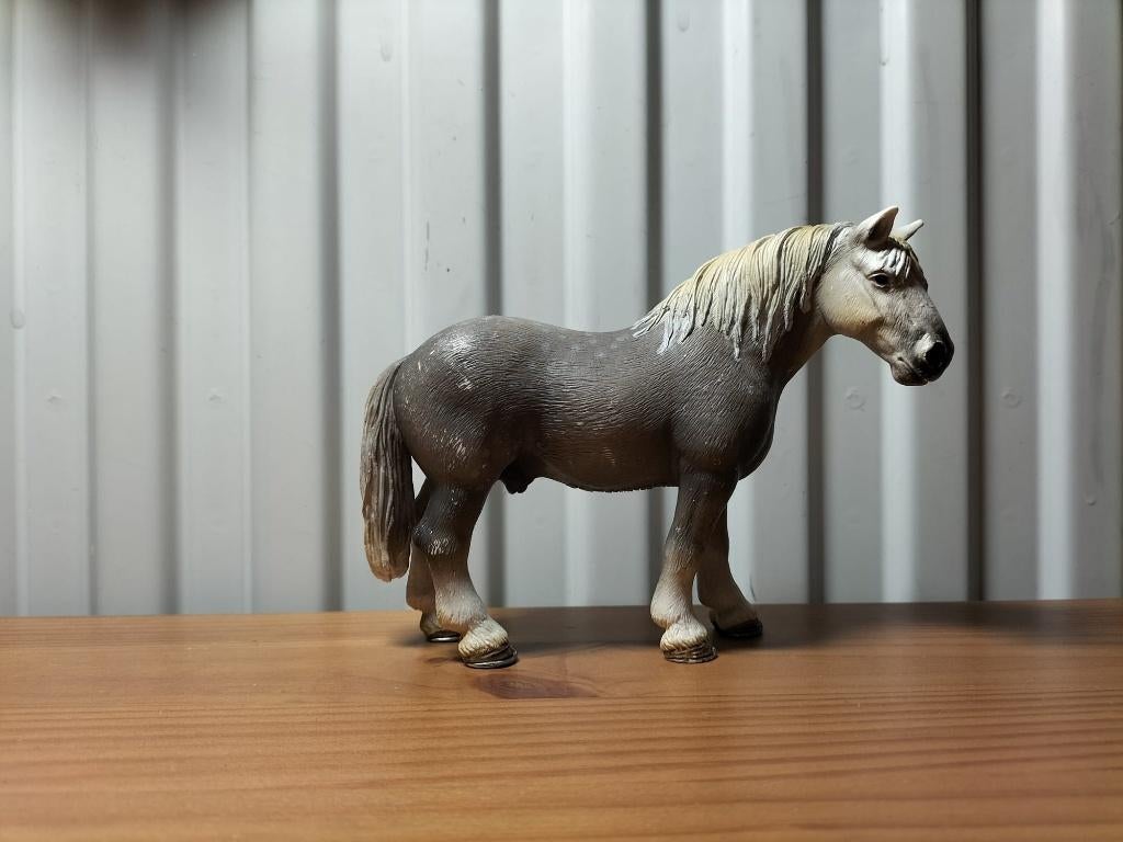 Schleich Percheron hengst, Ophalen of Verzenden, Zo goed als nieuw