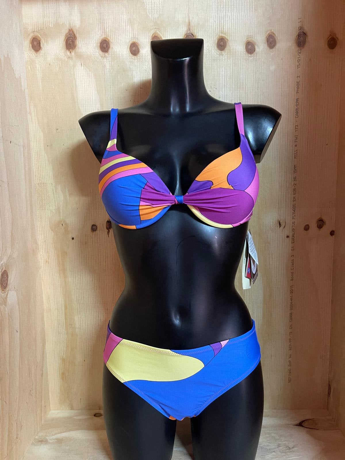 Feraud paris bikini maat 38b en 40b dubai beach, Verzenden, Nieuw, Meerkleurig, Bikini