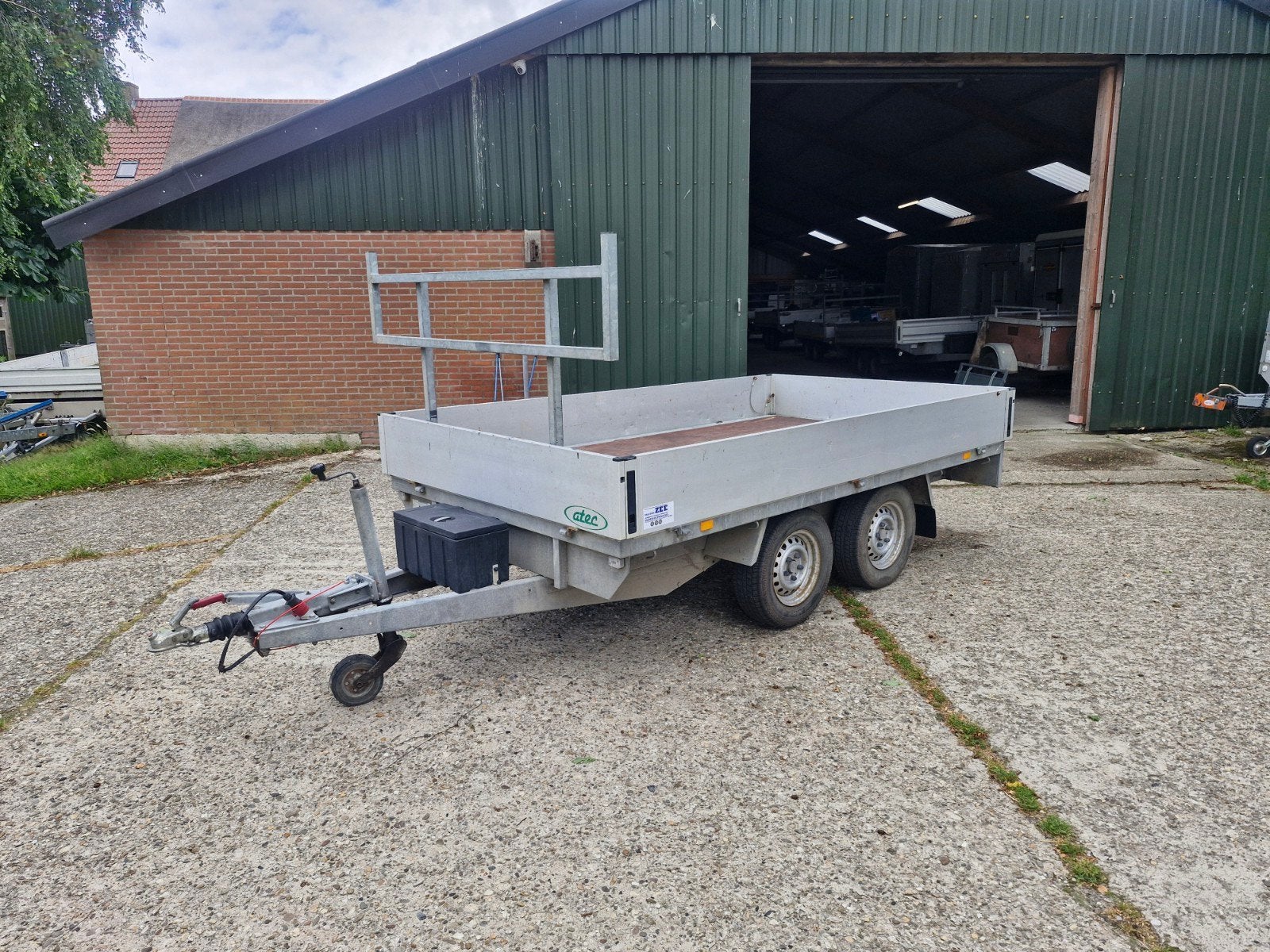 Atec aanhangwagen 2000kg, Ophalen, -, -, Zo goed als nieuw