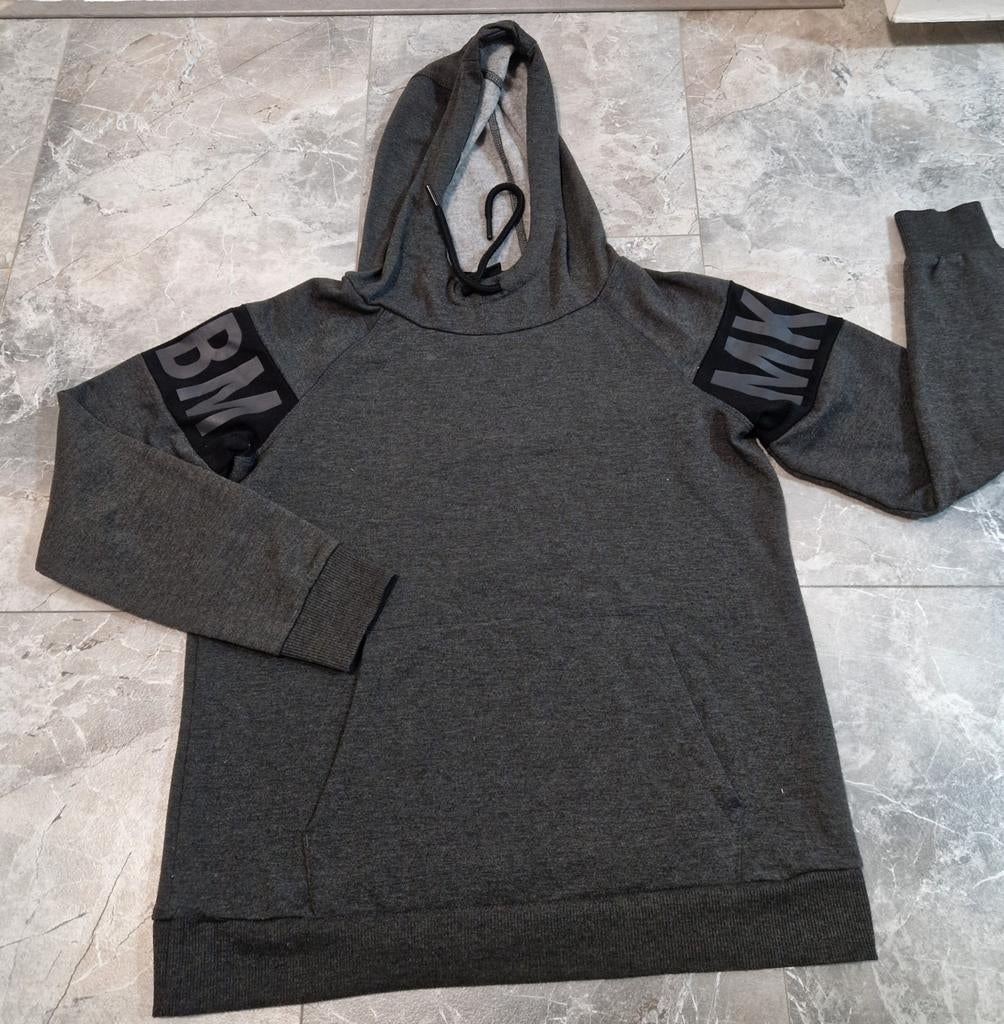 Grijze MKBM Hoodie - Maat S, Ophalen of Verzenden, Zo goed als nieuw, Jongen of Meisje, Trui of Vest