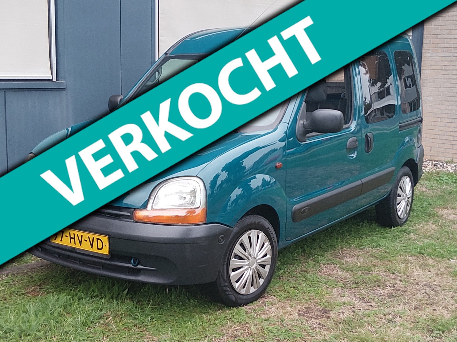 Renault Kangoo 1.2 Authentique 2002 Schuifdeur NW APK, Auto's, Voorwielaandrijving, Stof, Bedrijf, Handgeschakeld