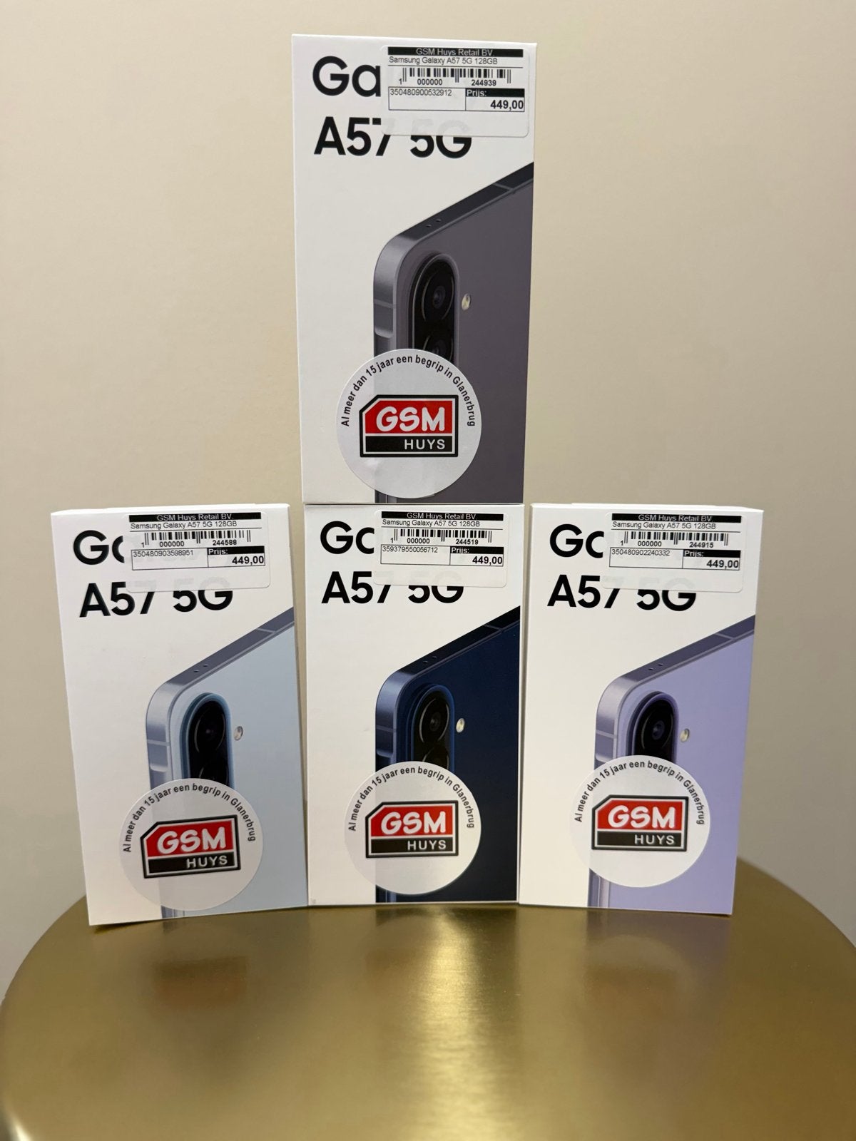Samsung Galaxy A57 5G 128GB - Nieuw met 2 jaar garantie, Ophalen, Samsung, Overige kleuren, Winkel@gsmhuys.nl