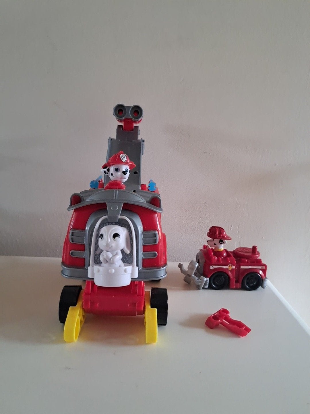 Paw Patrol Marshall Brandweerwagen Speelset, Ophalen of Verzenden, Zo goed als nieuw