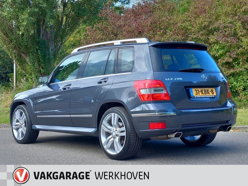 Mercedes-Benz GLK-klasse 280 4-Matic | Leder | Memorystoelen, Auto's, Mercedes-Benz, Automaat, Gebruikt, Zwart, 2000 kg
