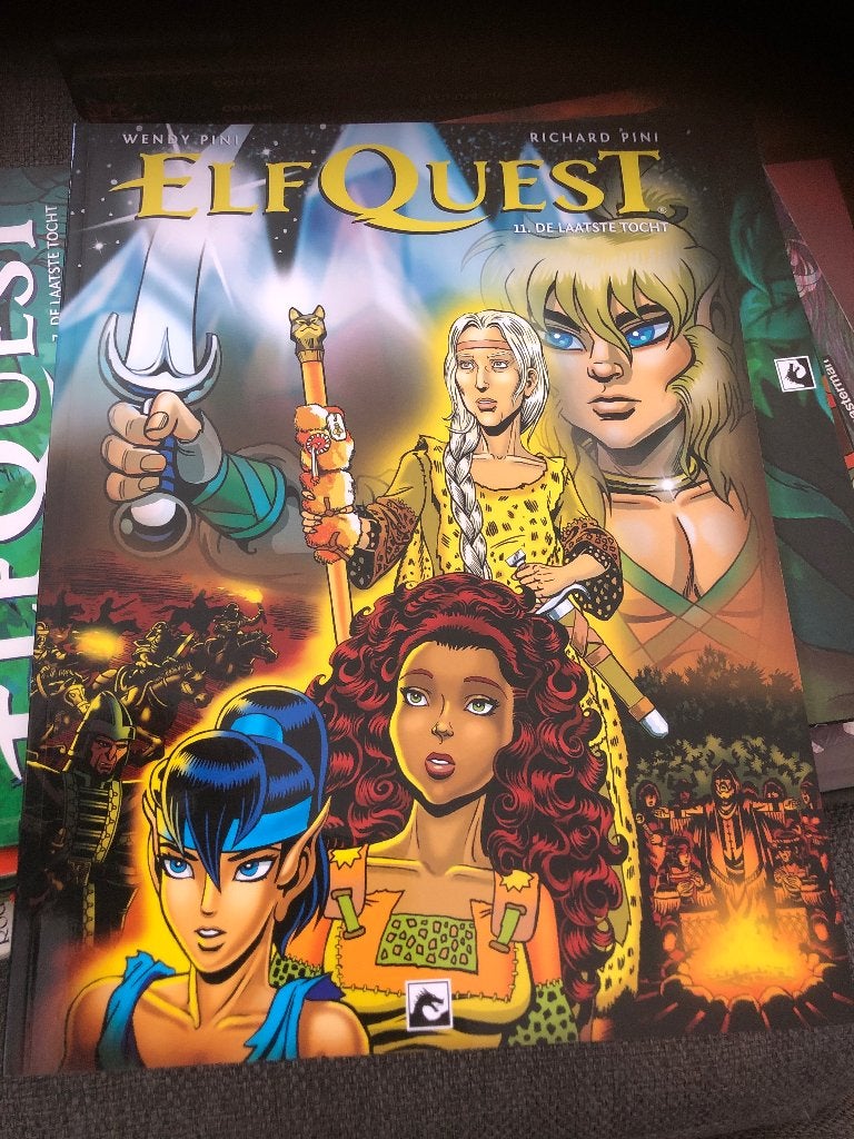 de laatste tocht 11 elfquest k2, Eén stripboek, Ophalen of Verzenden, Zo goed als nieuw