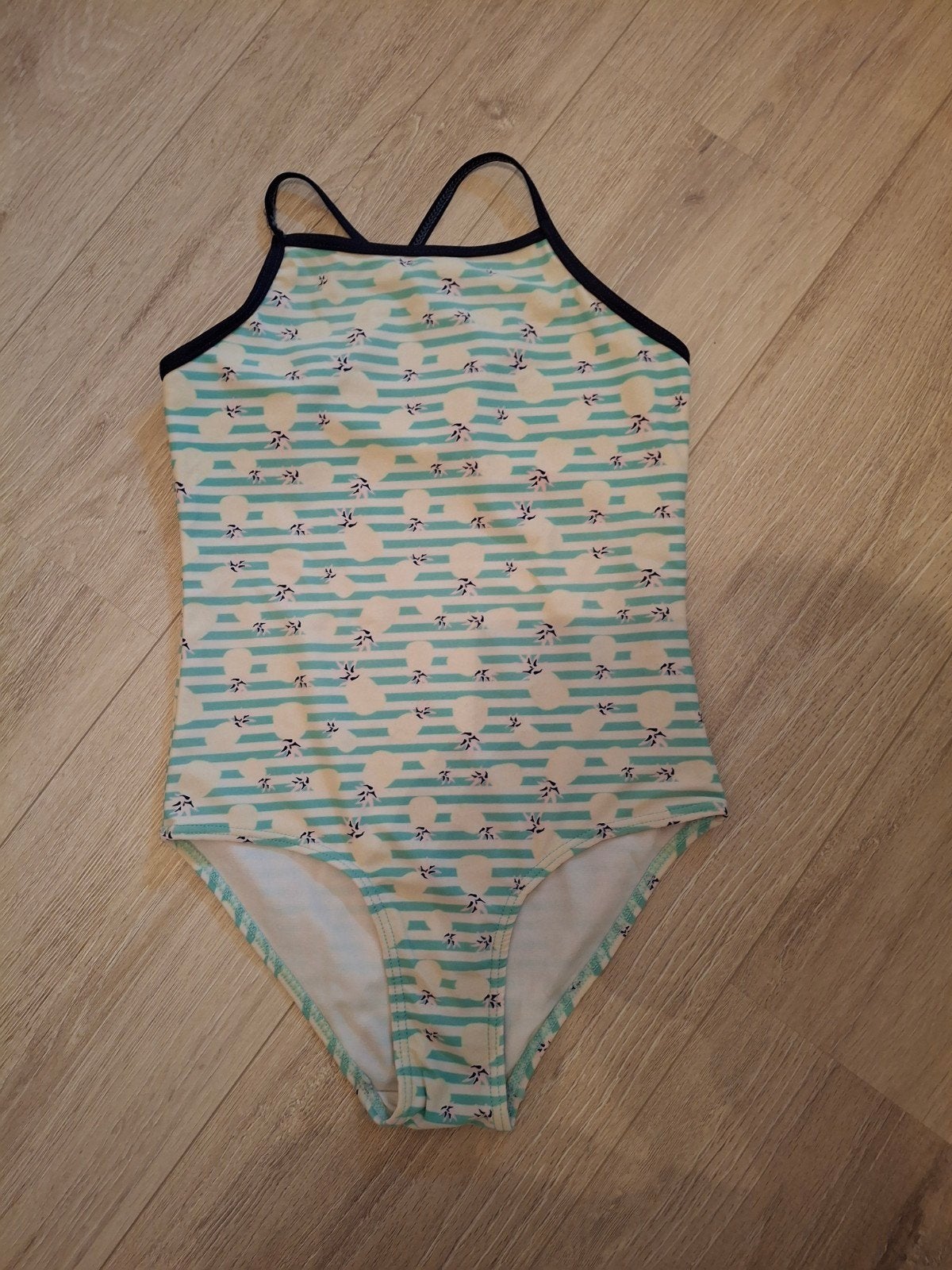Zwempak badpak maat 146/152 opdruk ananas, Meisje, Sport- of Zwemkleding, Ophalen of Verzenden, Zo goed als nieuw