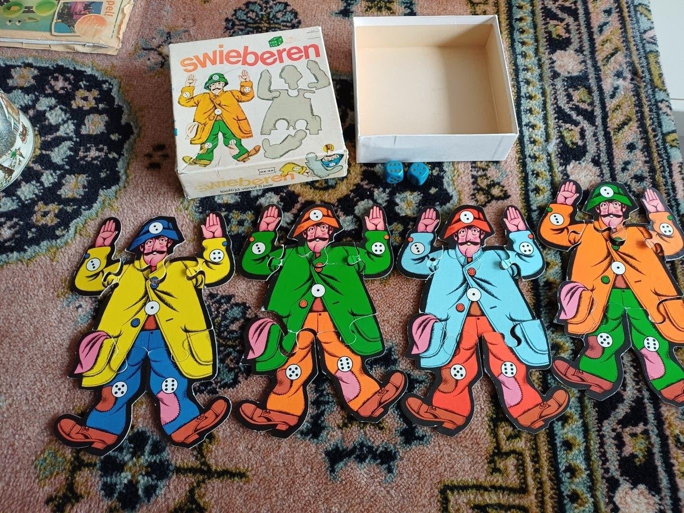 Swieberen dobbel puzzelspel, Een of twee spelers, Ophalen of Verzenden, Gebruikt