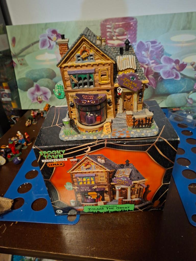 Lemax Spooky Town Zolaar the Great - Verzenden koper, Ophalen of Verzenden, Gebruikt