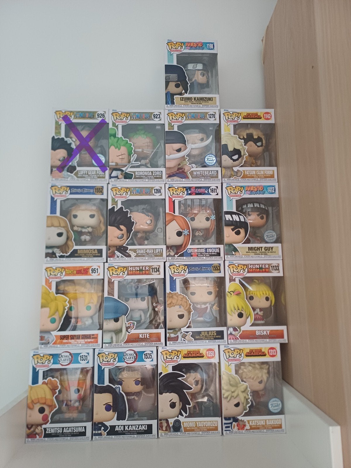 Funko Pop! Anime Figuren Collectie (Naruto, One Piece, etc.), Ophalen of Verzenden, Nieuw