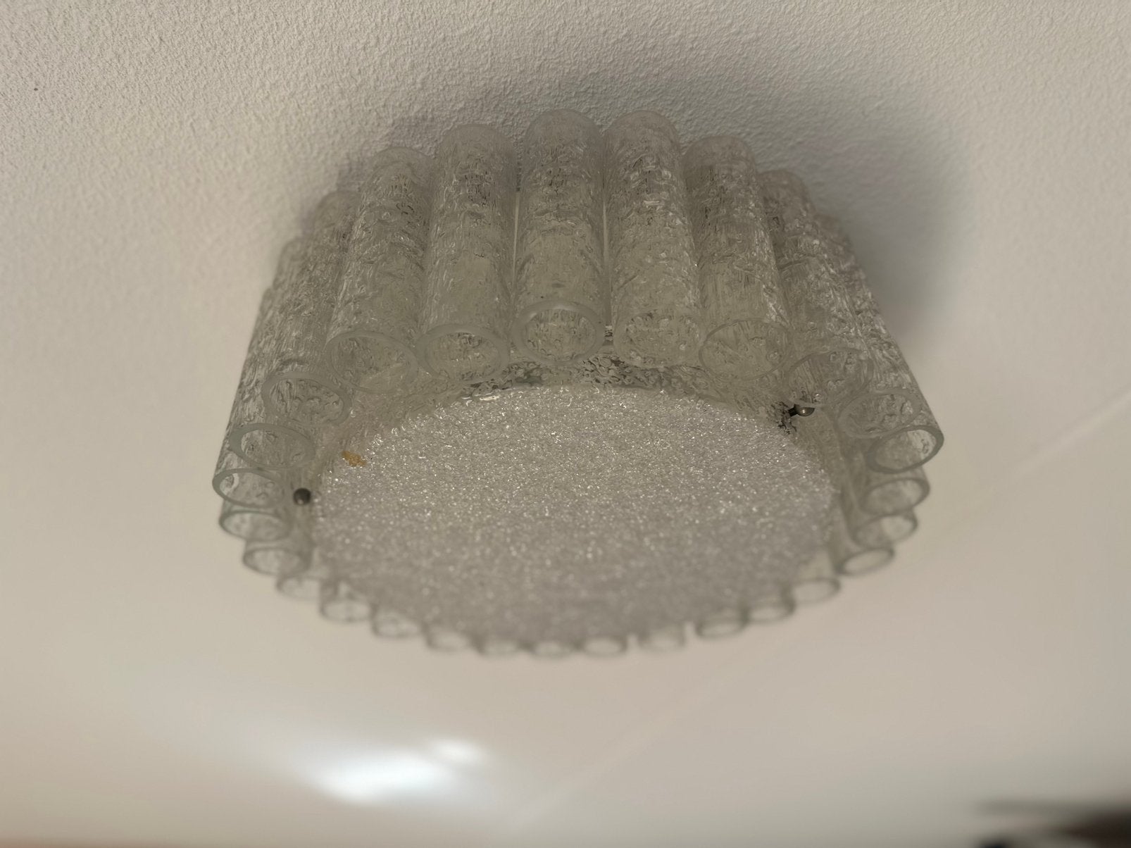 vintage flush mount plafondlamp van Doria Leuchten, Ophalen of Verzenden, Zo goed als nieuw