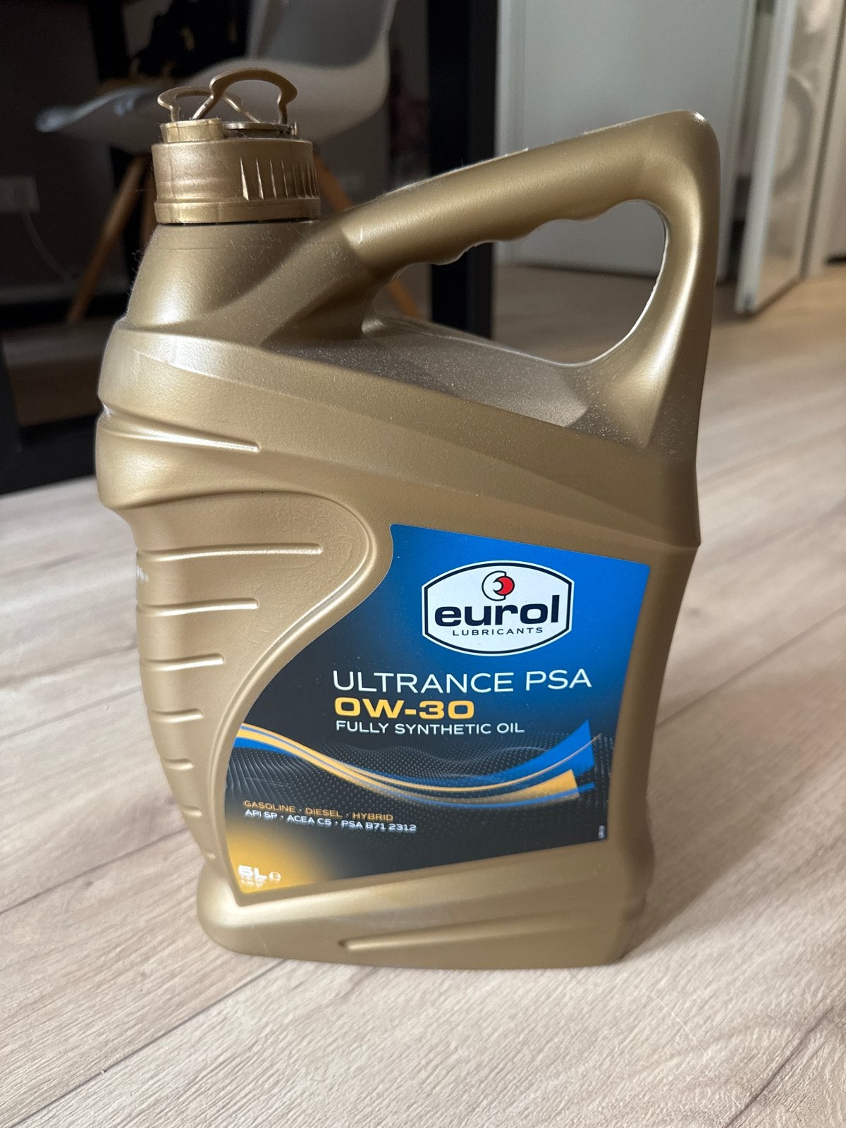 Eurol Ultrance PSA 0W-30 Volledig Synthetische Olie 3L, Ophalen, Gebruikt