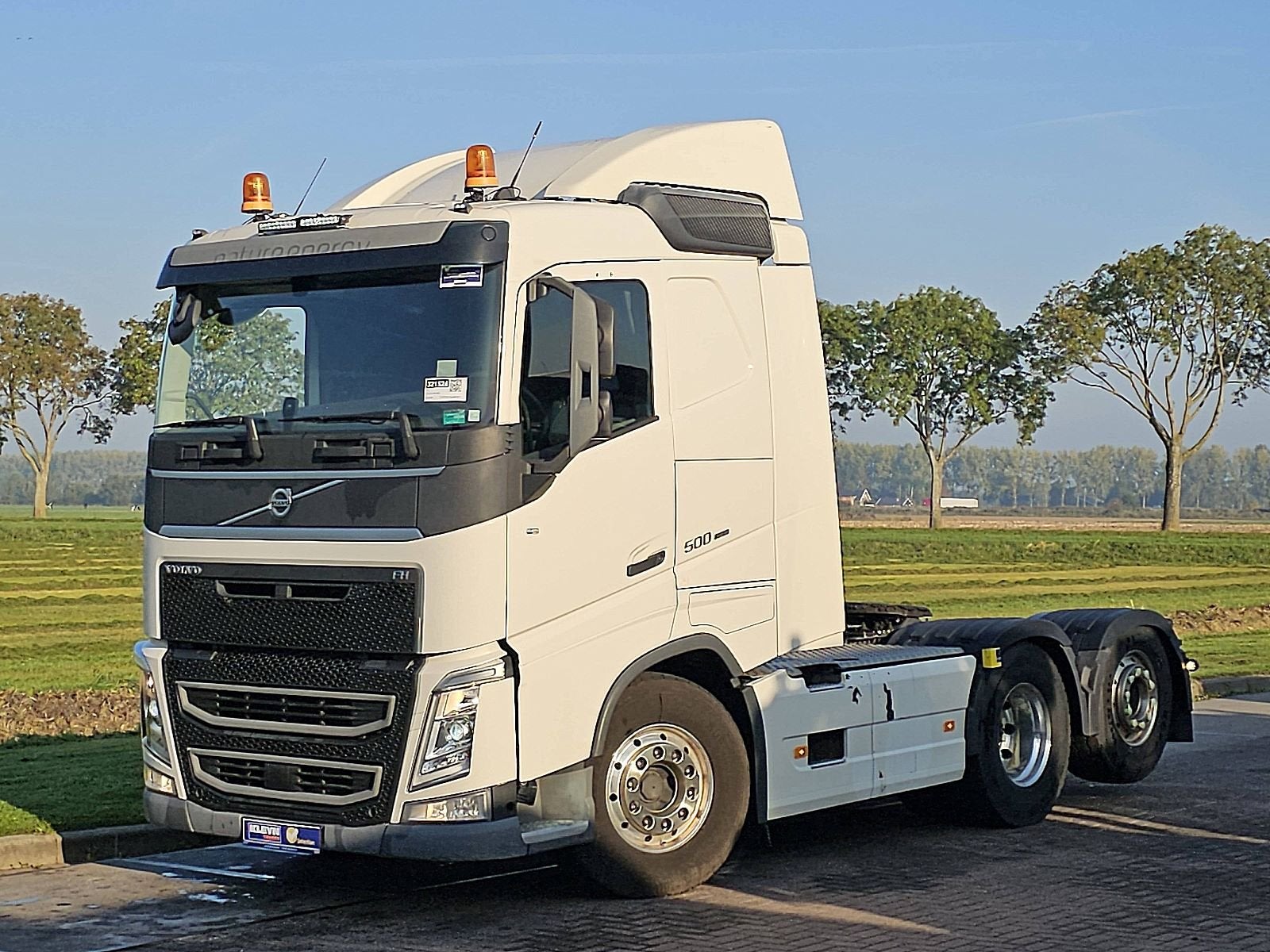 VOLVO FH 500 6x2 steered pto+hydr, Auto's, Vrachtwagens, Automaat, Euro 6, 510 pk, Wit