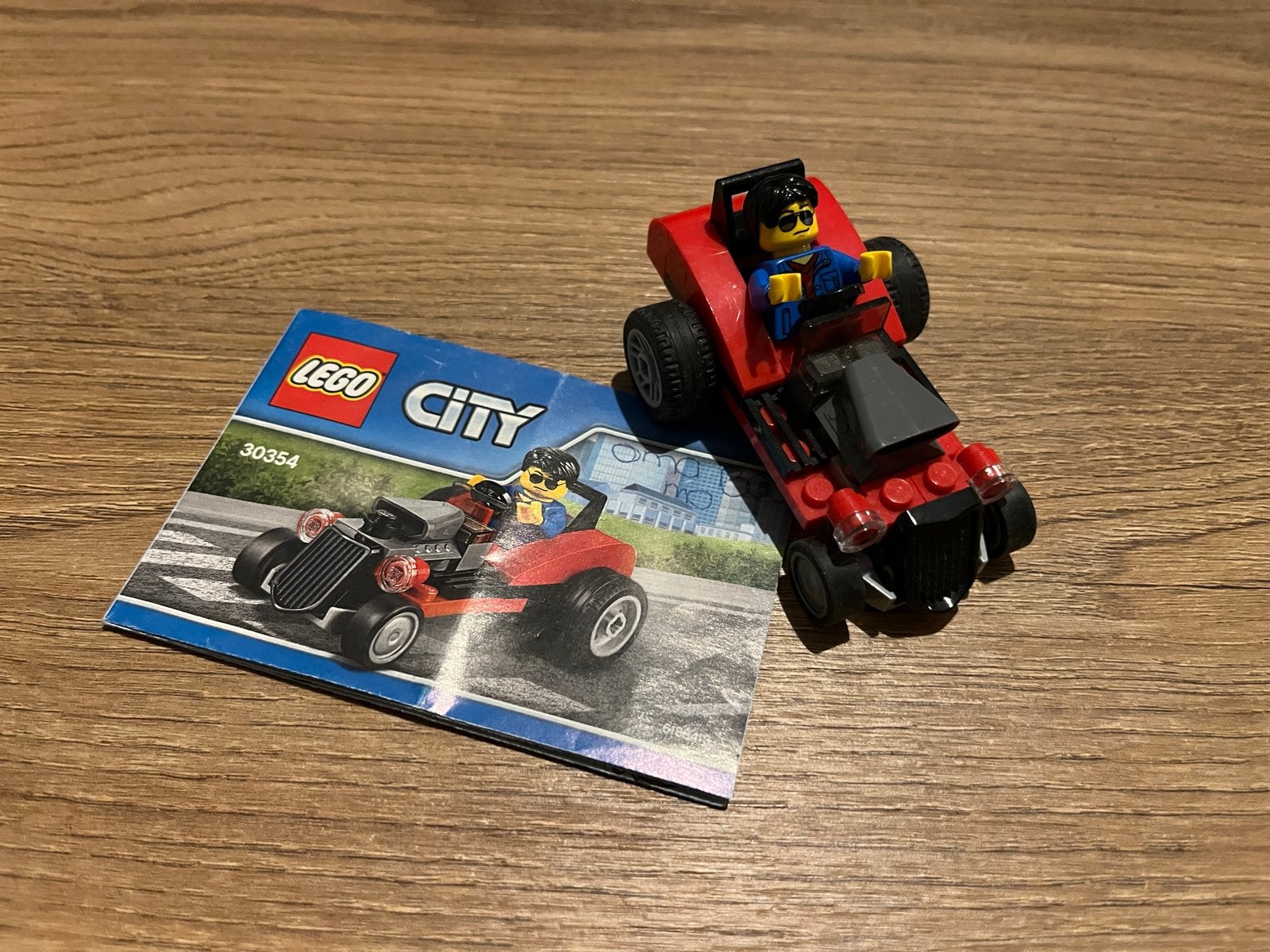 Lego City 30354 Raceauto met Minifiguur, Lego, Ophalen of Verzenden, Compleet, Complete set