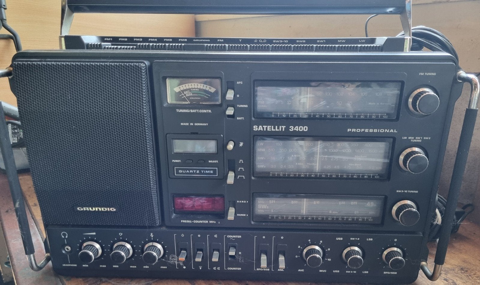Grundig Satellit 3400 Professional Wereldontvanger, Ophalen of Verzenden, Gebruikt, Wereldontvanger