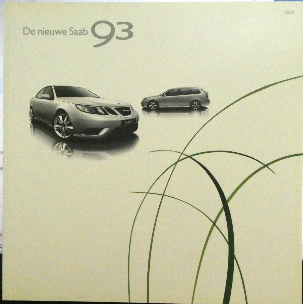 de Nieuwe Saab 93 (2007) brochure, Verzenden, Gelezen, Overige merken