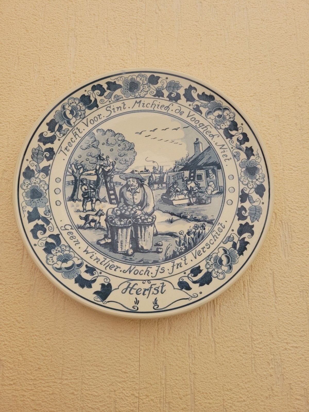 3 delfts blauwe bordjes, Ophalen of Verzenden