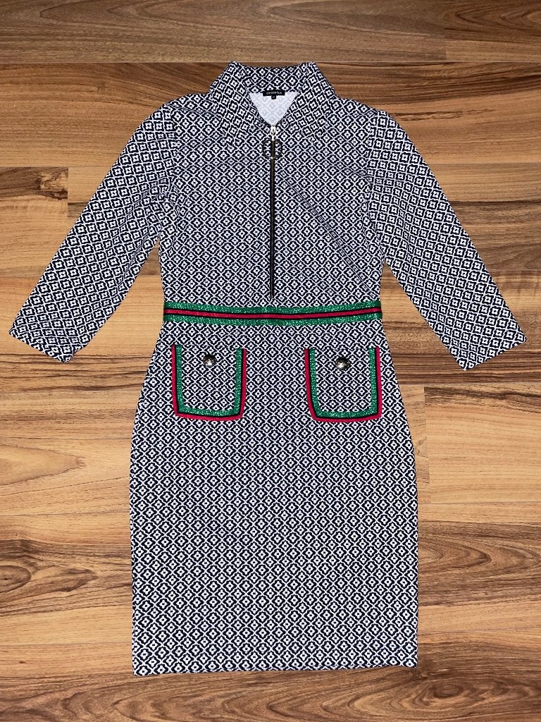 Superleuke nieuwe retrostijl jurk van Caroline Biss, Meerkleurig, Nieuw, Ophalen of Verzenden, Knielengte