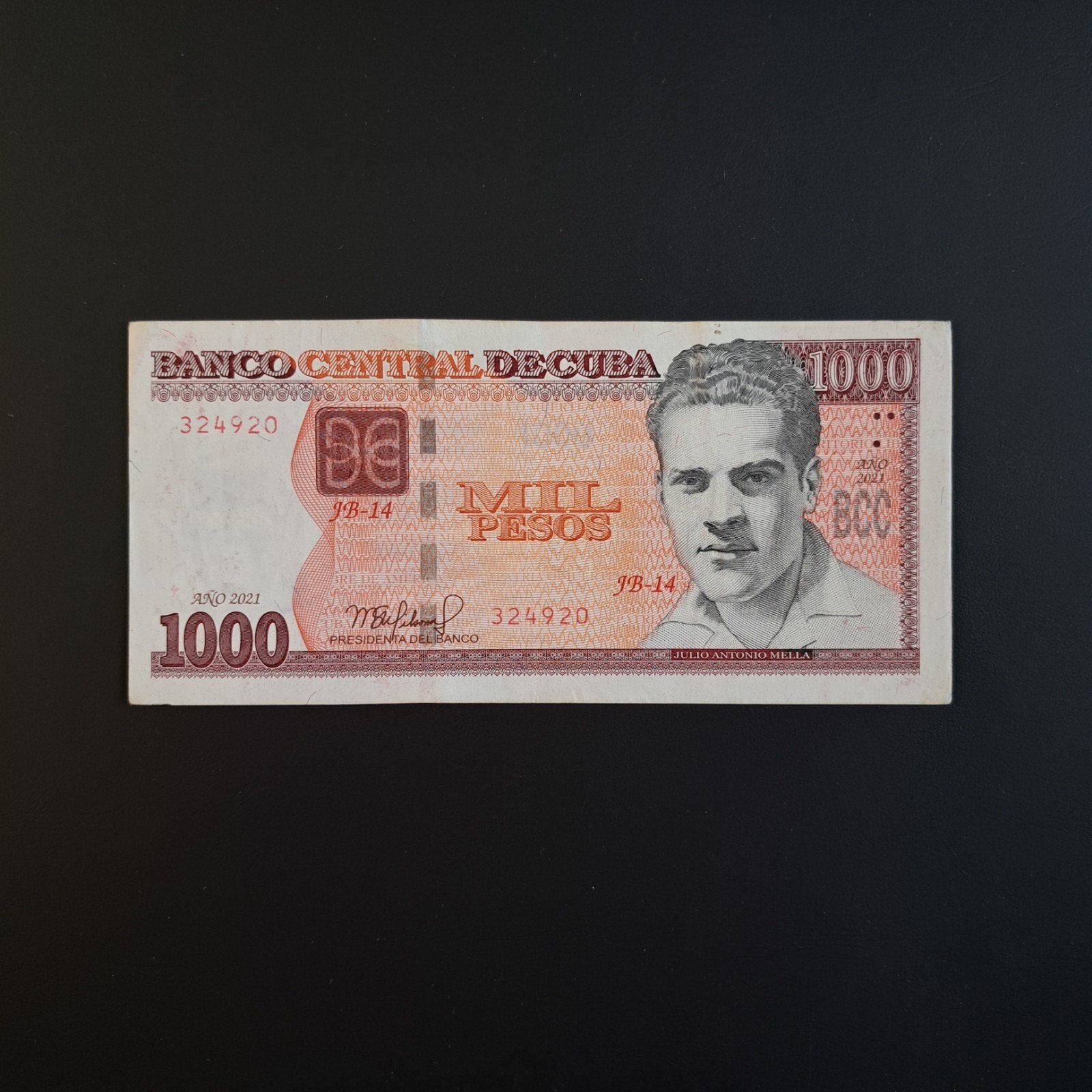 1000 peso Cuba #035, Verzenden, Noord-Amerika, Los biljet