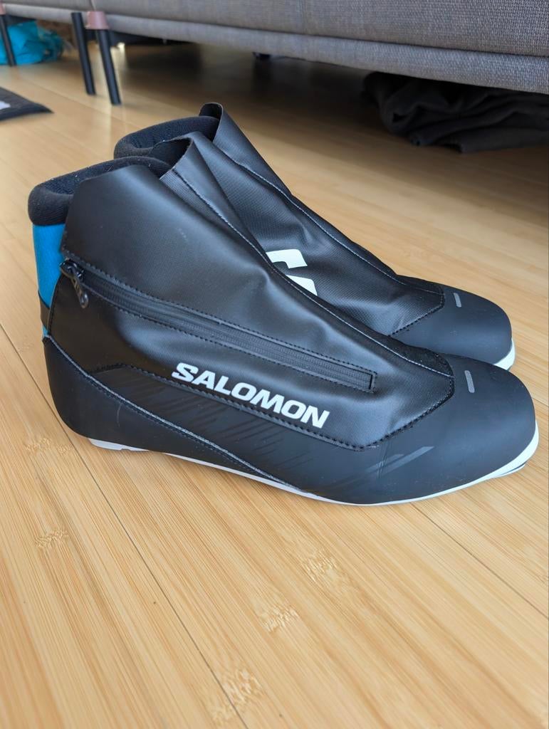 Salomon RC8 Prolink Langlaufschoenen Klassiek Maat 46 2/3, Sport en Fitness, 160 tot 180 cm, Langlaufen, Schoenen, Zo goed als nieuw