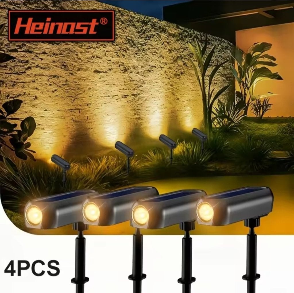 Outdoor Solar LED spots (warm wit), Ophalen, Kunststof, Inclusief lichtbron, Nieuw