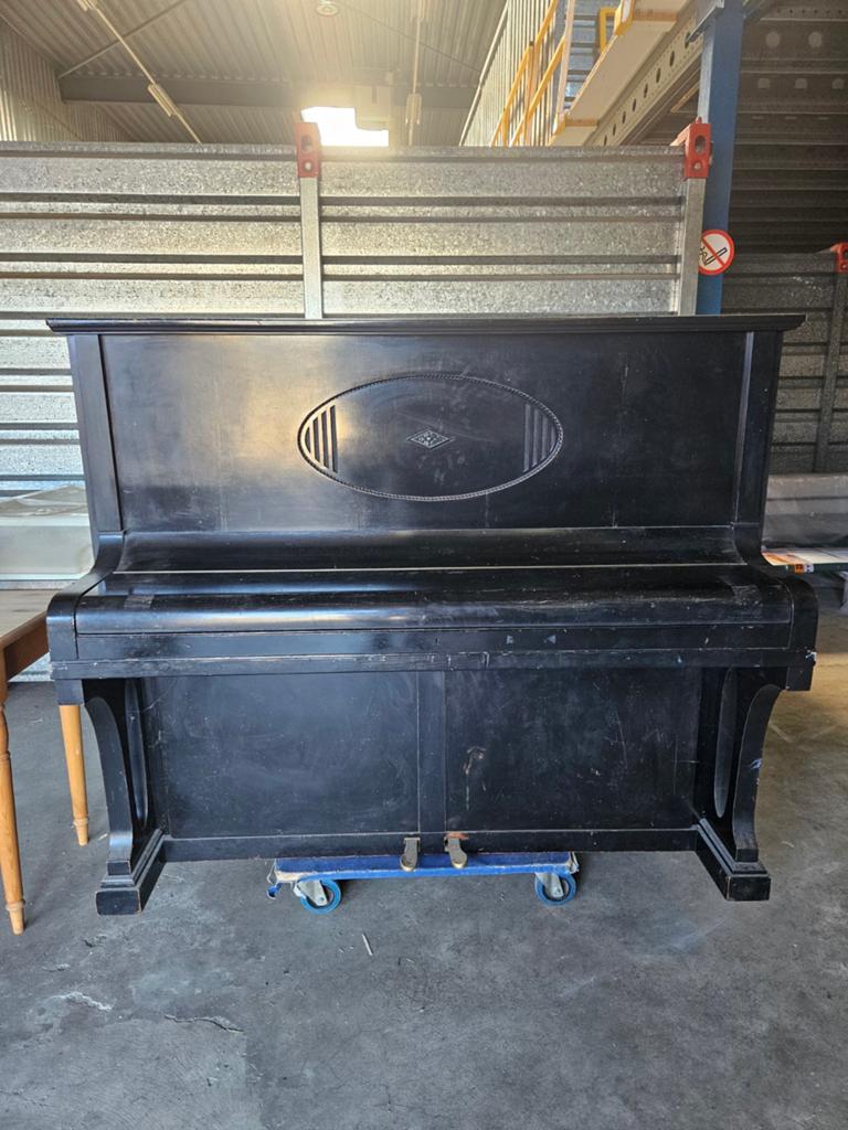 Piano, merk H. Kriebel, Ophalen, Gebruikt, Zwart, Piano