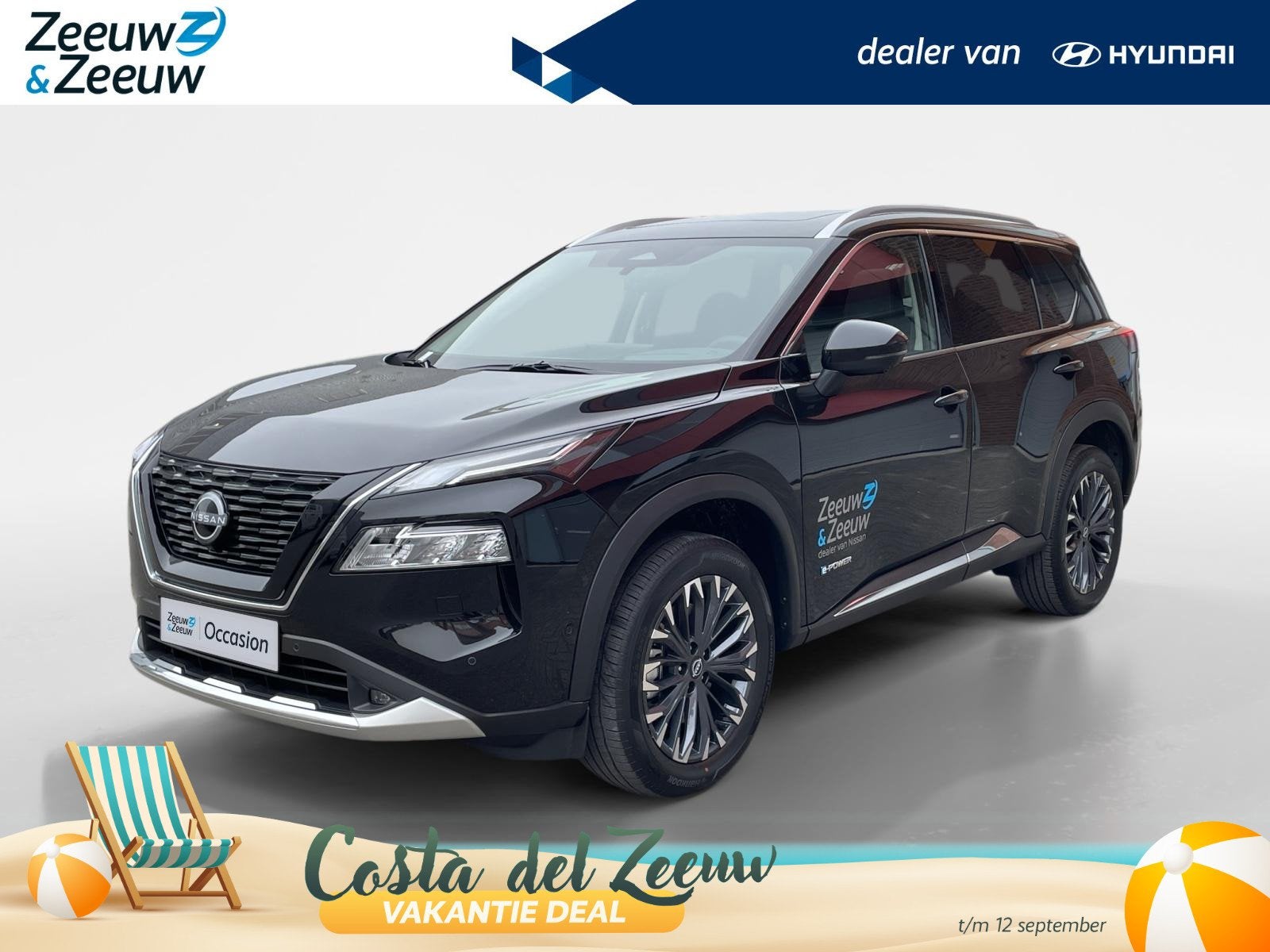Nissan X-Trail 1.5 e-Power Tekna | Schuif-kanteldak| Stoel/s, 12 maanden, 1497 cc, Bedrijf, 3 cilinders
