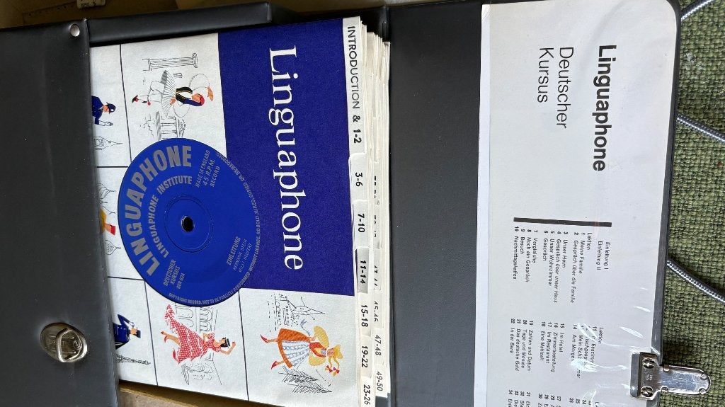 Taalcursus duits linguaphone Philips 1979, 20 euro, Ophalen, Nieuw