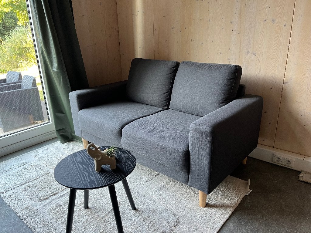 Bankje - tweezits, Huis en Inrichting, Ophalen, Tweepersoons, 75 tot 100 cm, Zo goed als nieuw