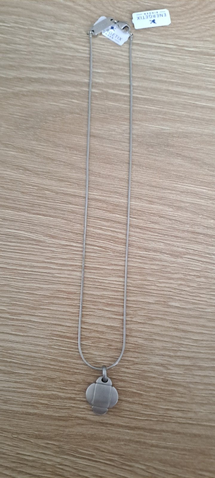 Energetix ketting met hangertje, Ophalen of Verzenden, Nieuw, Zilver, Zilver