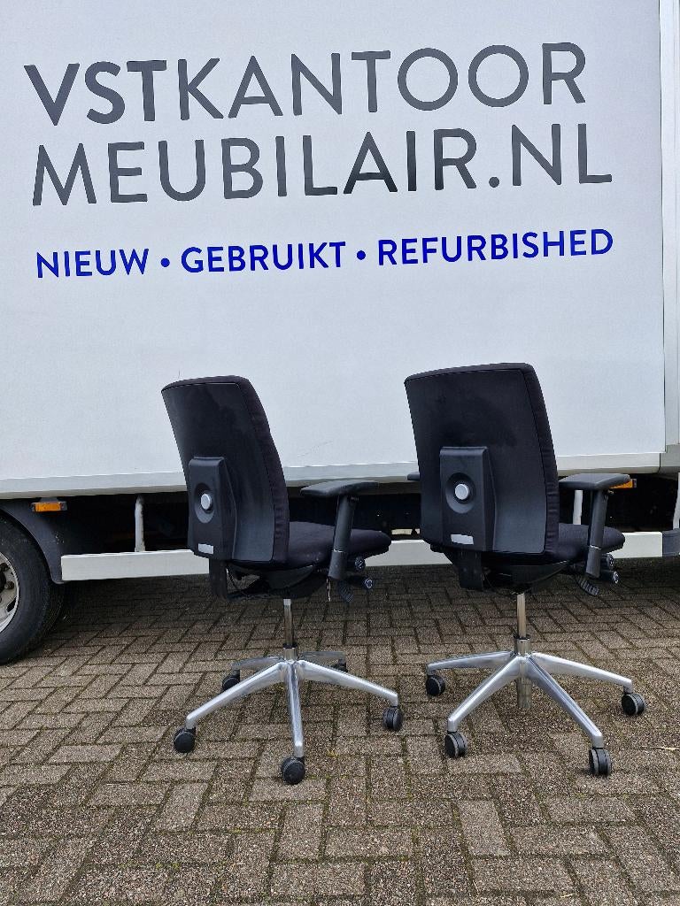 DAILY OFFICE LAUSANNE 787CS-B (np 451 euro ) bureaustoelen, Postbus, Daily Office, Zwart, Ophalen of Verzenden