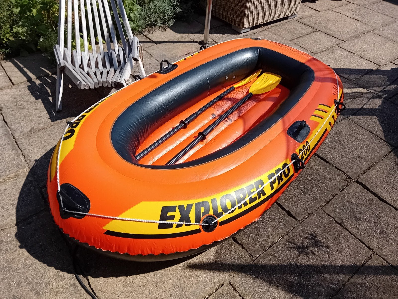Intex Explorer Pro 200 opblaasboot met peddels, Ophalen, Zo goed als nieuw