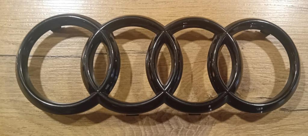 Zwart Audi Embleem, Ophalen of Verzenden, Gebruikt, Audi