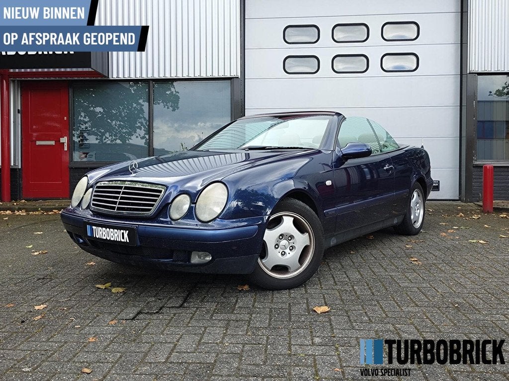 Mercedes CLK-klasse Cabrio 200 Elegance, Auto's, 1998 cc, Gebruikt, 4 cilinders, Cabriolet