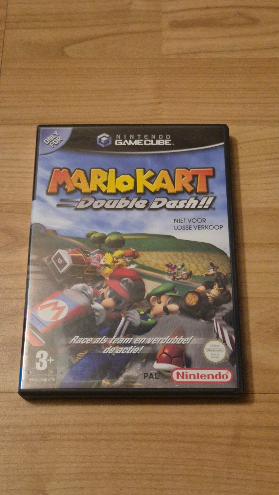 Mario Kart Double Dash! Nintendo GameCube, Gebruikt, Racen en Vliegen, 2 spelers, Eén computer