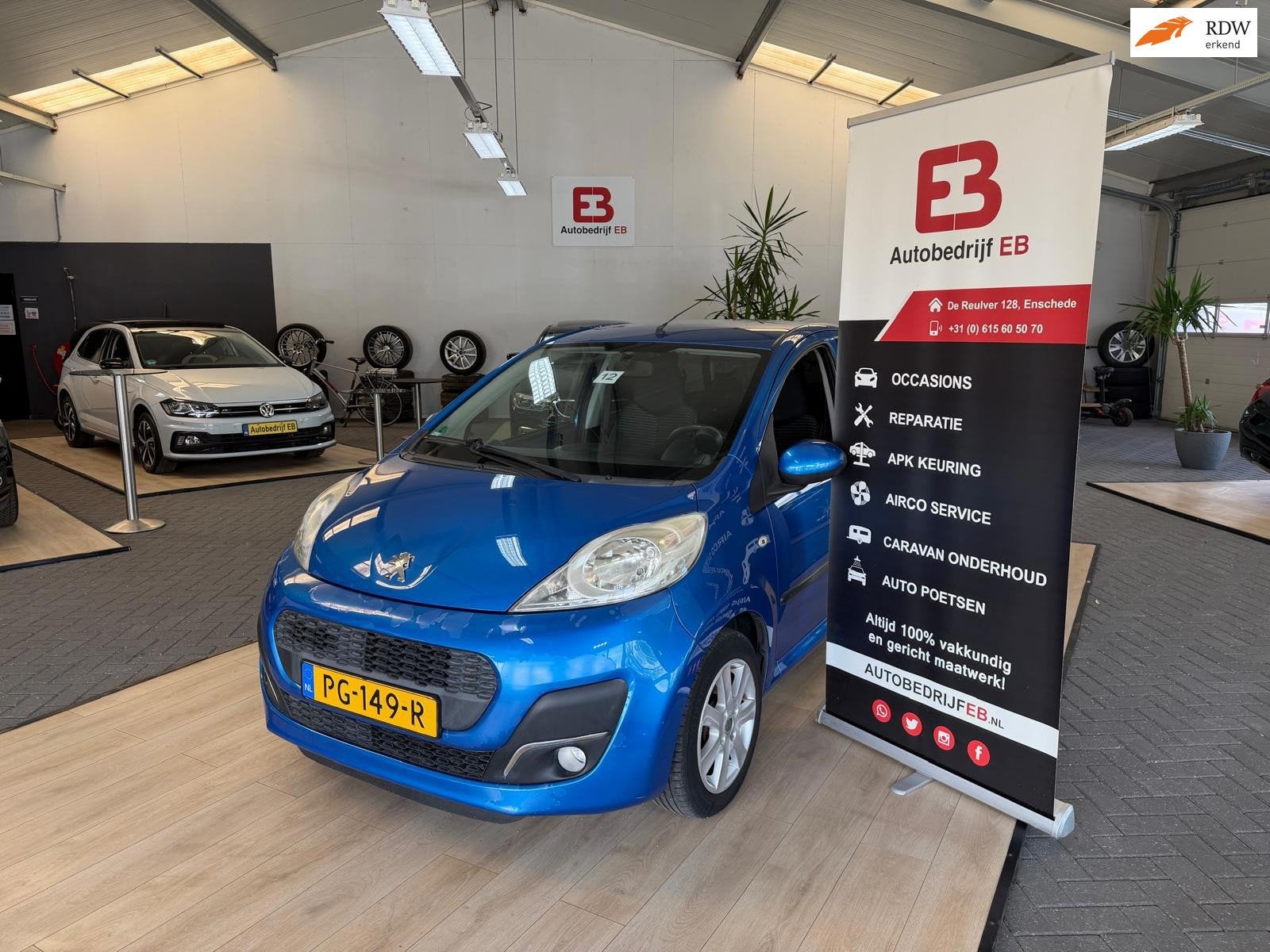 Peugeot 107 1.0 Sportium, Auto's, Voorwielaandrijving, Euro 5, Gebruikt, Bedrijf