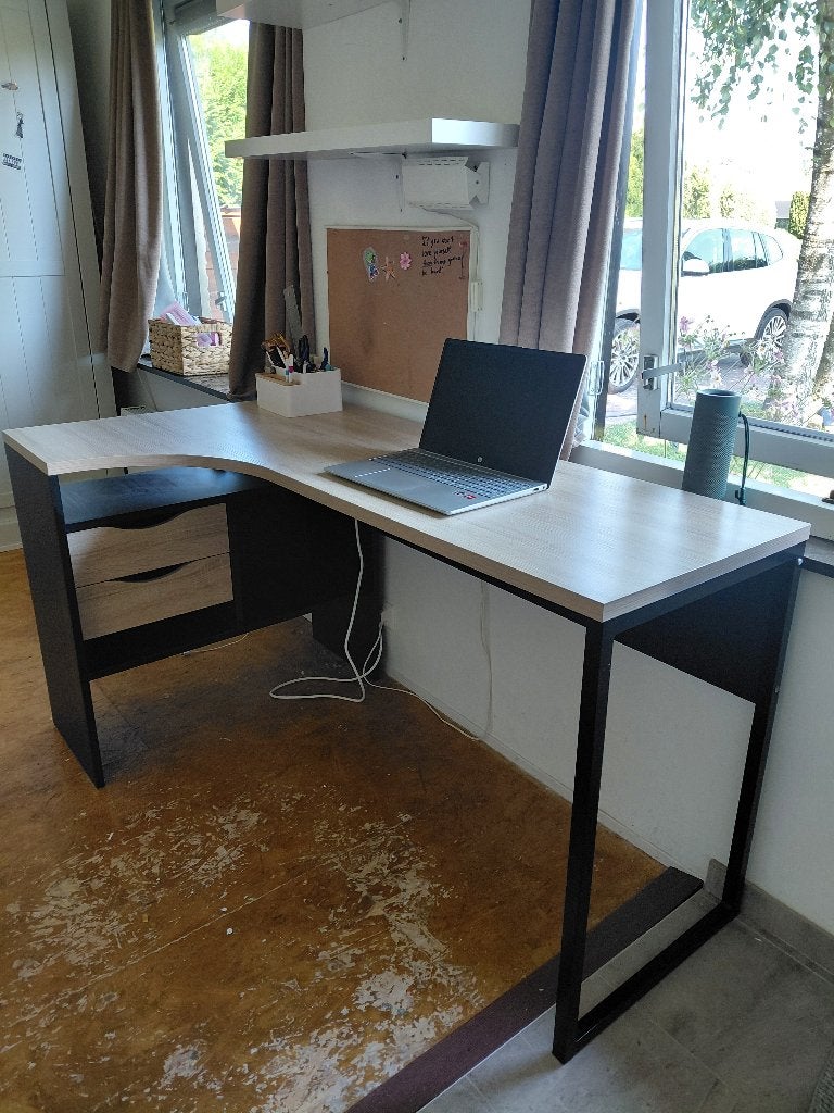 Net bureau bijvoorbeeld voor kinderkamer, Ophalen, Hout, 81 cm, Hoekbureau