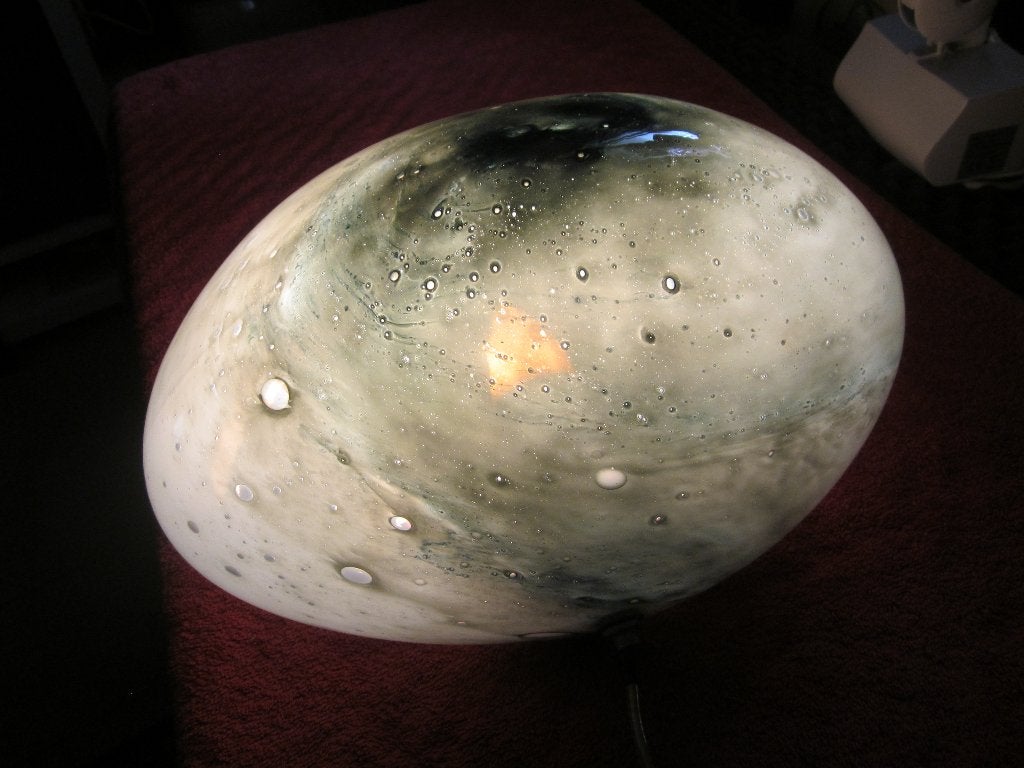 Rasteli lamp, Ophalen, Zo goed als nieuw, Glas, Minder dan 100 cm