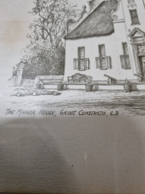 -	Tekening the manor huose, Huis en Inrichting, Ophalen of Verzenden, 'T Olde Gre-j, Info@toldegrej.nl, Endepoelstraat 20f Didam
