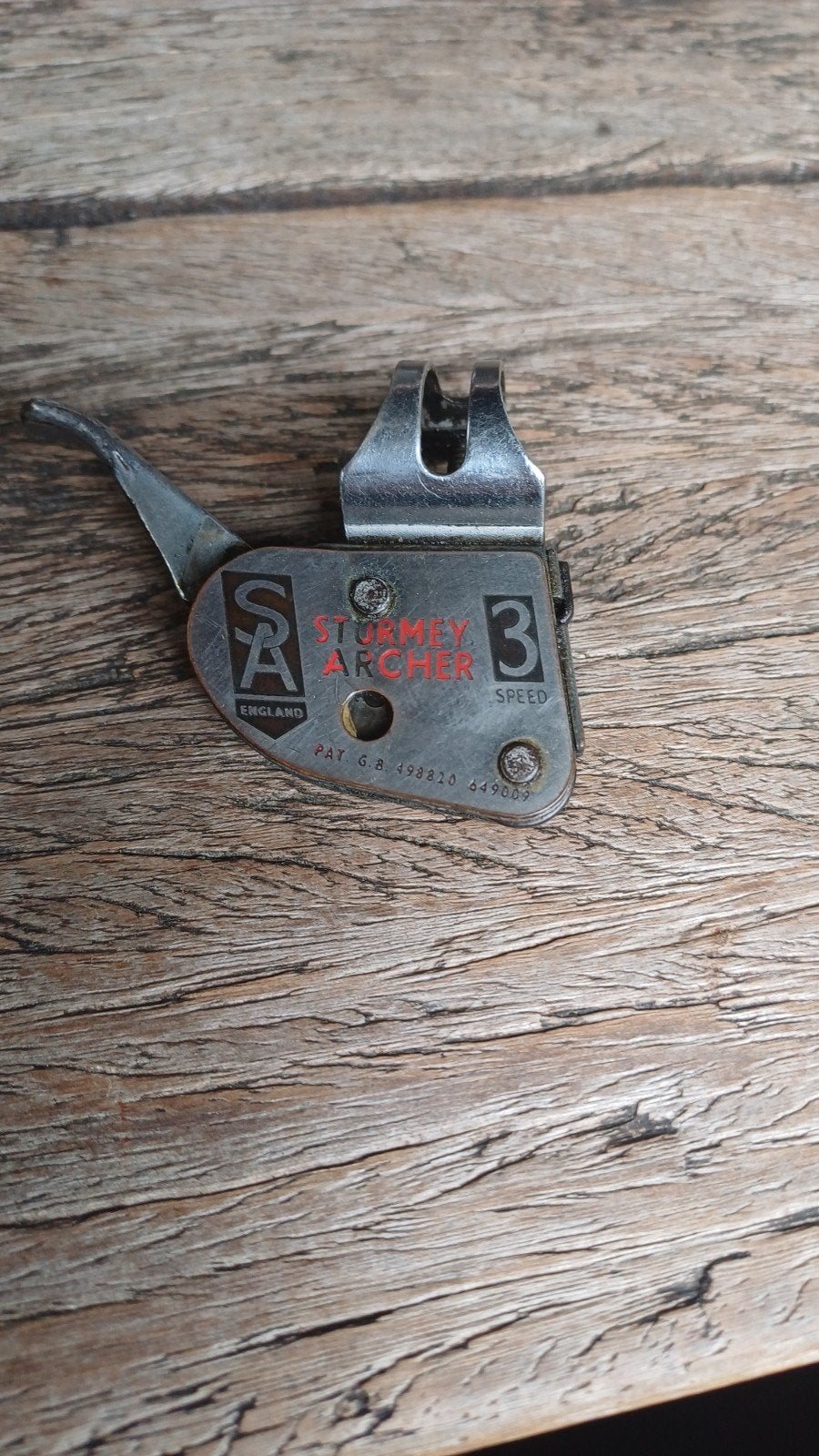 Sturmey archer shifter 1956 Oldtimer, Ophalen of Verzenden, Gebruikt, Stuur, Staal