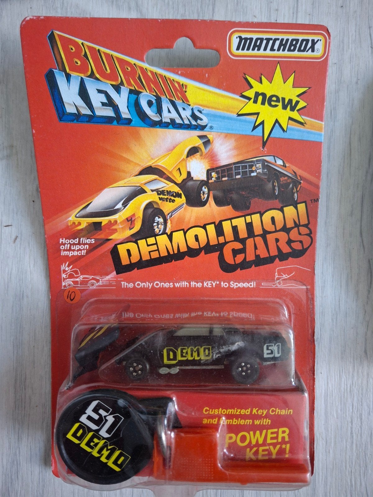 Matchbox Burnin' Key Cars Demolition Cars - Nieuw in verpakk, Overige merken, 1:50 of kleiner, Auto, Nieuw