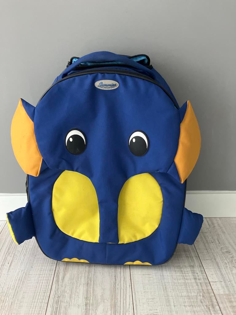 Leuke kinder trolley koffer - Olifant design samsonite, Sieraden, Tassen en Uiterlijk, Koffers, Gebruikt, Minder dan 50 cm, Ophalen of Verzenden