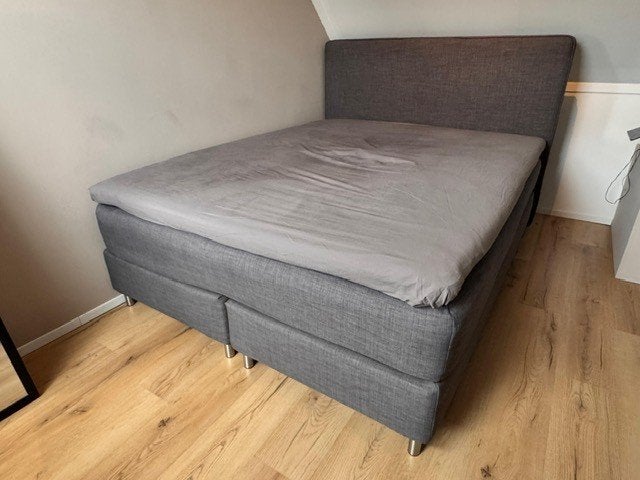 BED COMPLEET ! IKEA / espevar + Arnavik + Dunvik, Huis en Inrichting, Slaapkamer | Bedden, Ophalen, Gebruikt, Tweepersoons, 200 cm