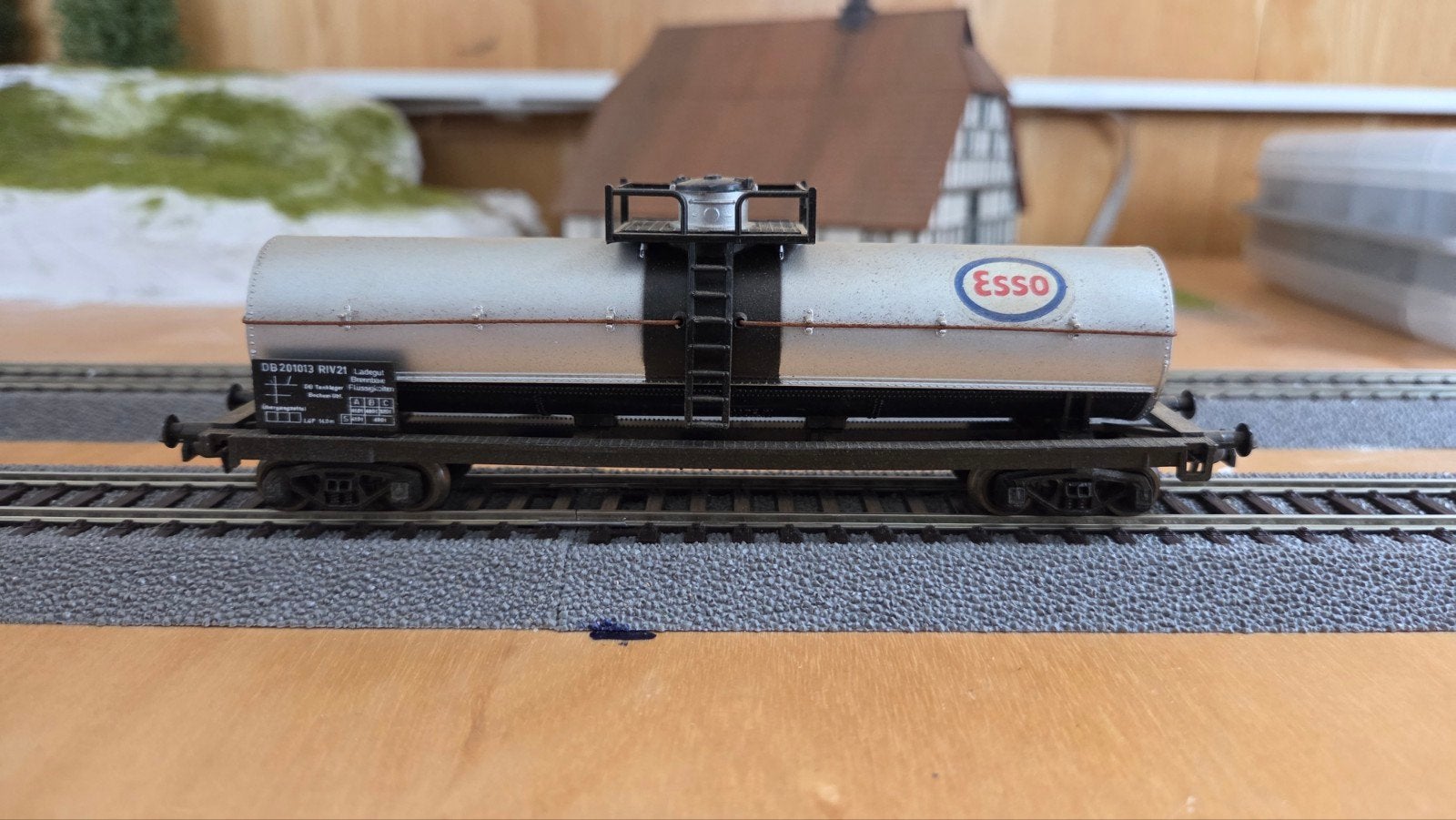 Roco DB Esso ketelwagon HO 4353 A, Gebruikt, Gelijkstroom, Wagon, Ophalen of Verzenden
