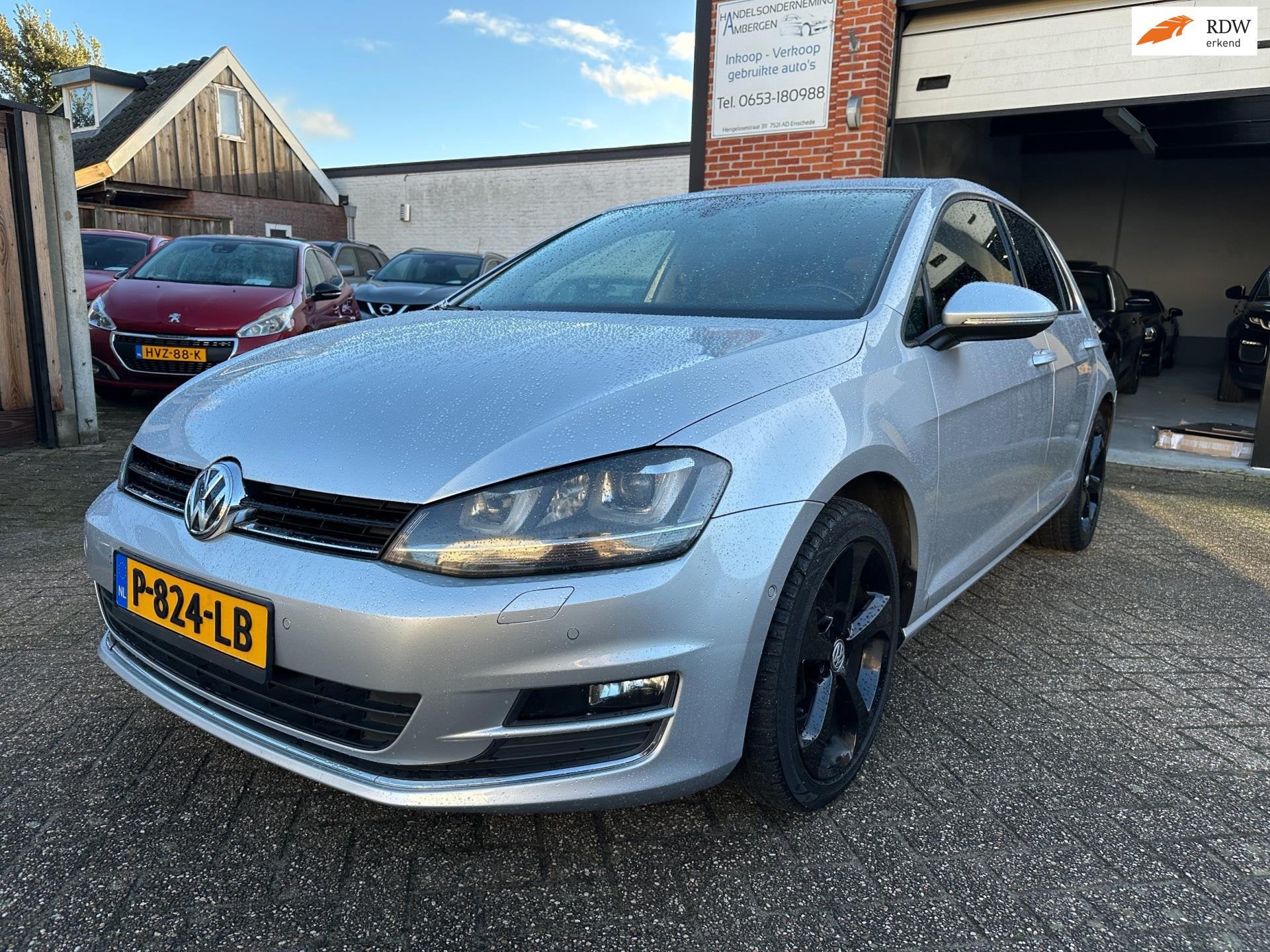 Volkswagen Golf 1.4 TSI Highline AUTOMAAT-CRUISE-CLIMA-PDC, Gebruikt, Zwart, 4 cilinders, 630 kg