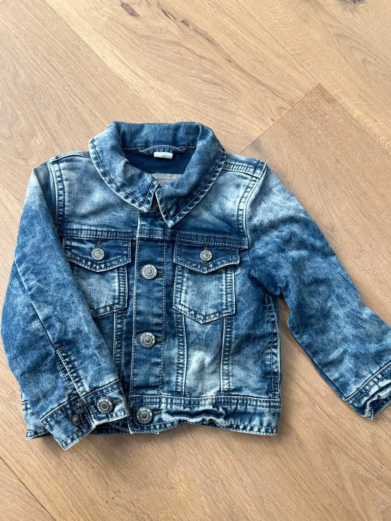 Name-It spijkerjasje maat 80, Kinderen en Baby's, Babykleding | Maat 80, Ophalen of Verzenden, Gebruikt, Jongetje of Meisje, Jasje