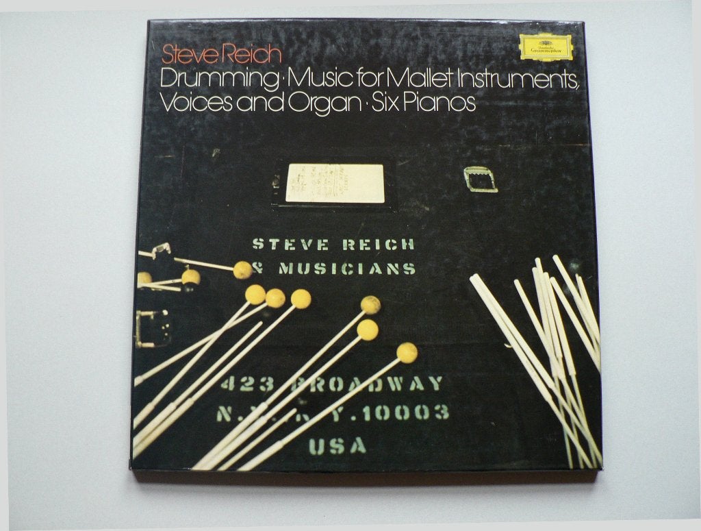 Steve Reich: Drumming . Music for Mallet Instruments - 2 LPs, Cd's en Dvd's, Vinyl | Klassiek, Zo goed als nieuw, Dubbel-LP, Overige typen
