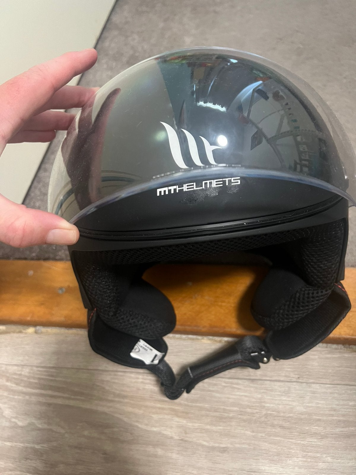 Helm, Fietsen en Brommers, Ophalen, Zo goed als nieuw