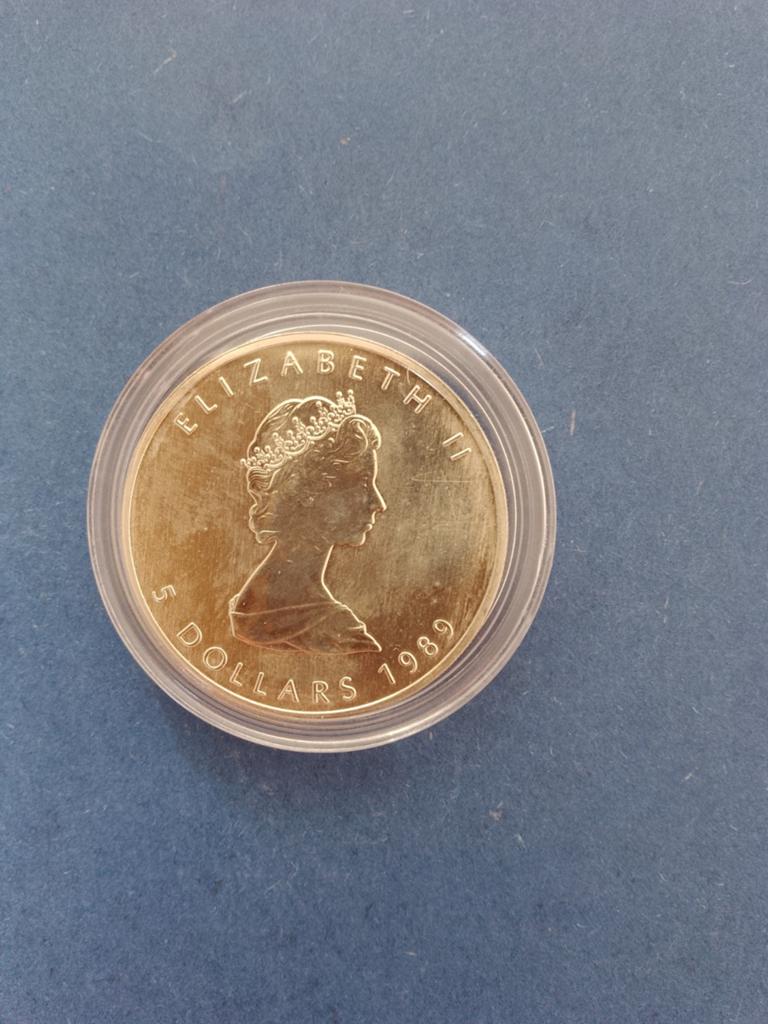 Canada Maple Leaf 1989 1 oz zilver, Ophalen of Verzenden