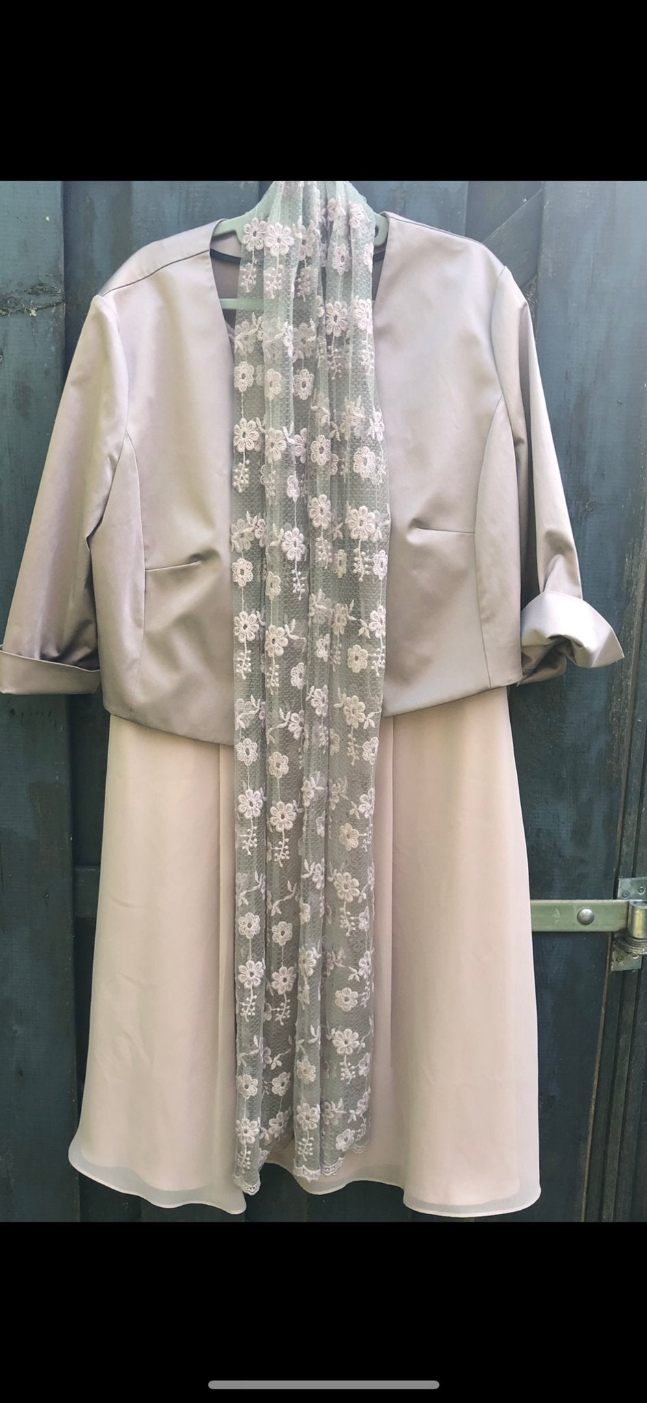 Vera Mont Moeder van de Bruid Ensemble Oudroze Maat 44, Kleding | Dames, Jurken, Zo goed als nieuw, Maat 42/44 (L), Roze, Ophalen